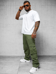 Men's Trousers - Khaki OZONEE O/G3016Z