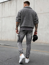 Men's Jeans - Dark Grey OZONEE O/E10017Z