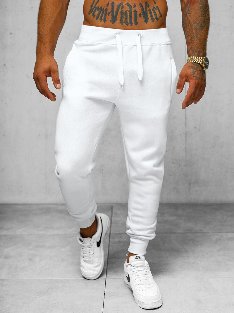 Men's Sweatpants - White OZONEE JS/XW01Z