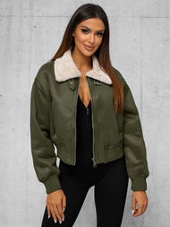 Women's Jacket - Khaki OZONEE O/81326Z