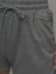 Women's sweat shorts - anthracite OZONEE JS/8K1256/5Z