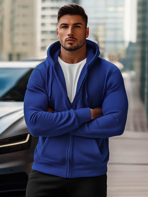 Men's Hoodie - Cobalt OZONEE JS/2008Z