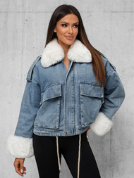 Women's Denim Jacket - Blue OZONEE JS/11Z8219Z