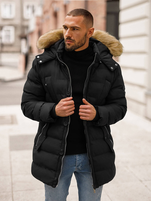 Men's Jacket - Black OZONEE JS/5M3122/392Z