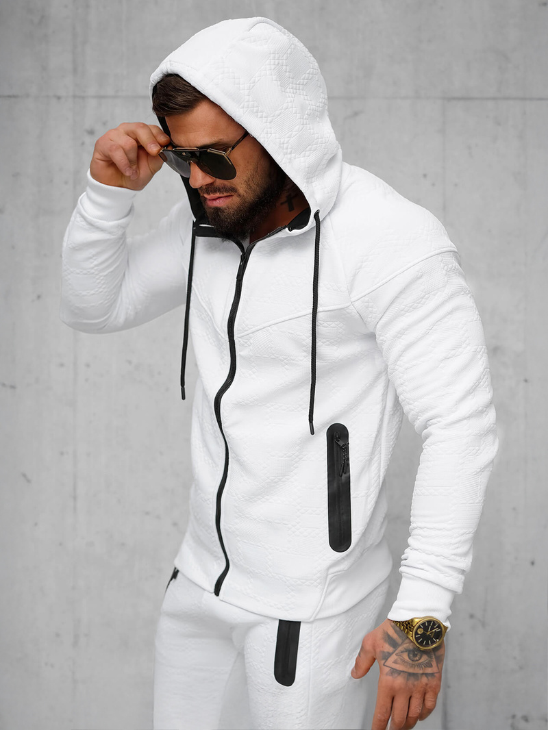 Men's Tracksuit - White OZONEE O/FF3705AB