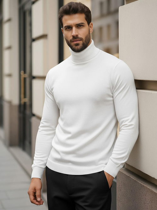Men's Jumper - White OZONEE V/V24504