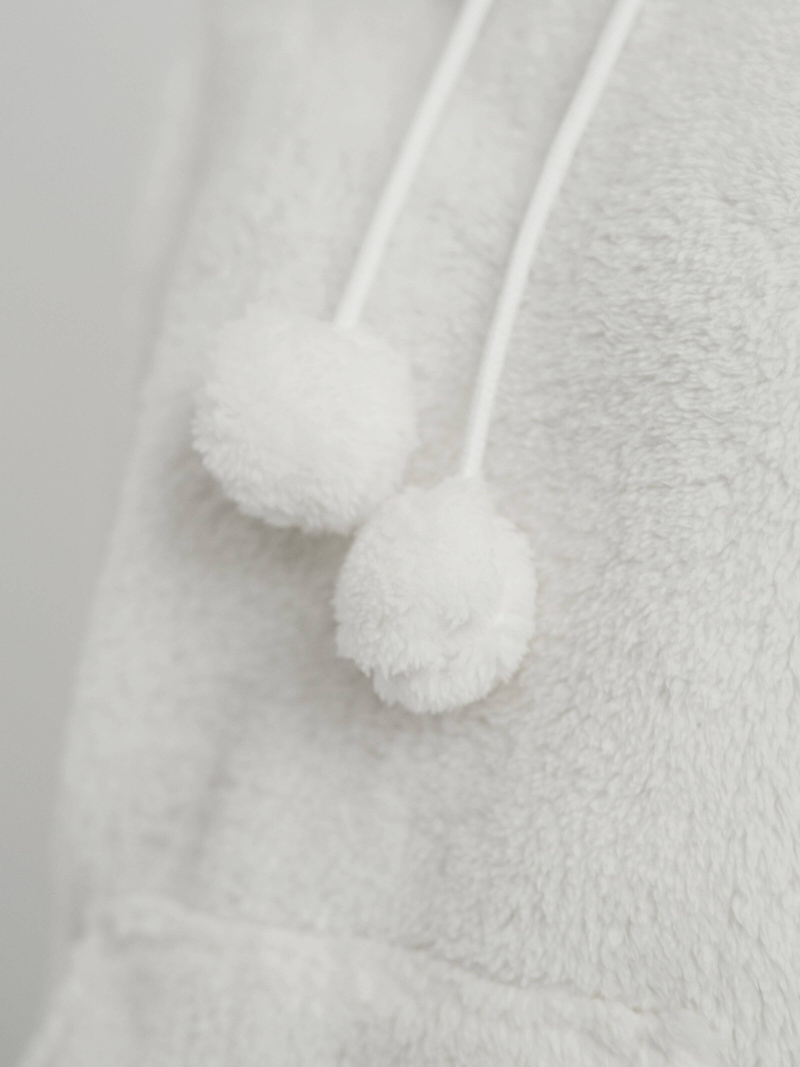 Women's Hoodie - White OZONEE JS/HH192/1