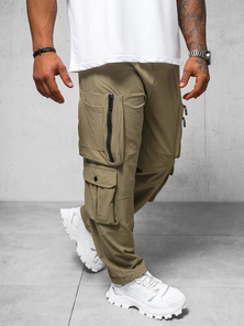Men's Trousers - Dark Beige OZONEE O/PS5527