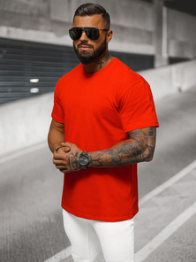 Men's T-shirt - Red OZONEE NB/MT3098