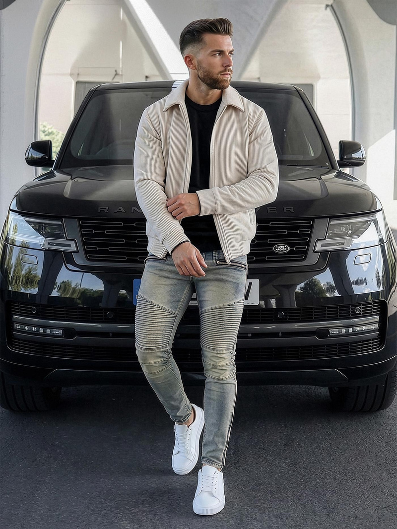 Men's Jeans - Blue OZONEE O/EM8886Z