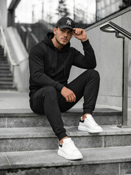 Men's Tracksuit - Black OZONEE JS/68C10381/3Z