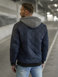 Men's Jacket - Navy Blue OZONEE JS/8M986/215Z