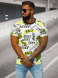 Men's T-shirt - White OZONEE JS/8T1210/1