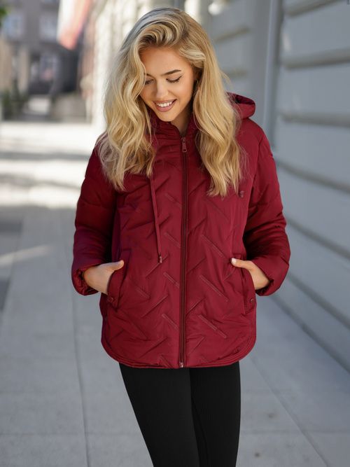 Women's Jacket - Burgundy OZONEE JS/16M9300/06