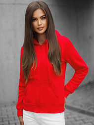 Women's Hoodie - Red OZONEE JS/W03Z