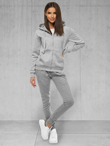 Two-piece tracksuit set grey OZONEE JS/CKW03