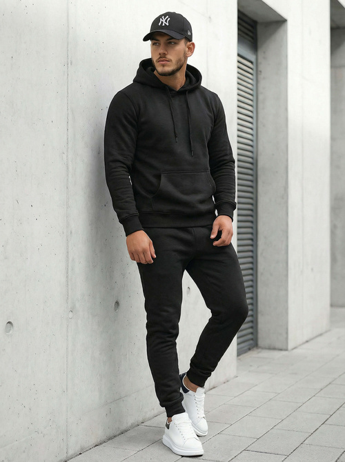 Men's Tracksuit - Black OZONEE JS/68C10381/3Z