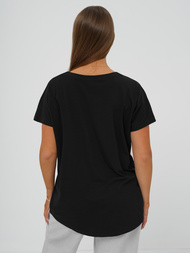 Women's T-shirt - Black OZONEE JS/95T2568/3