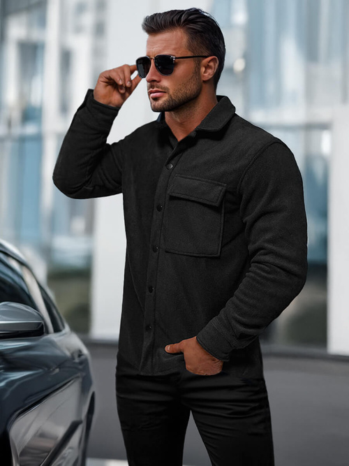 Men's Shirt - Black OZONEE O/GOM23040Z