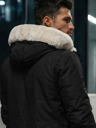 Men's Winter Jacket - Black OZONEE JS/5M120/392Z