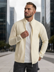 Men's Sweatshirt - Ecru OZONEE JS/HH016/1