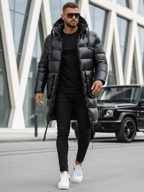 Men's Winter Jacket - Black OZONEE O/M3205Z