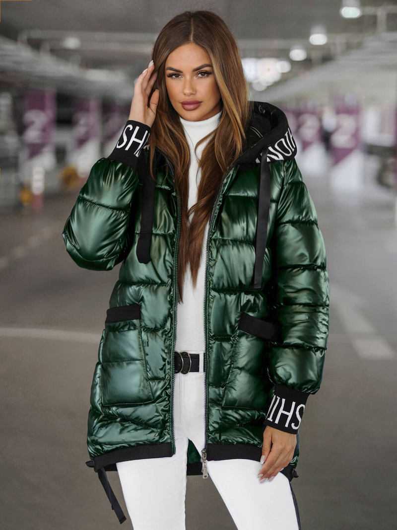 Women's Jacket - Green OZONEE JS/5M3188/238Z