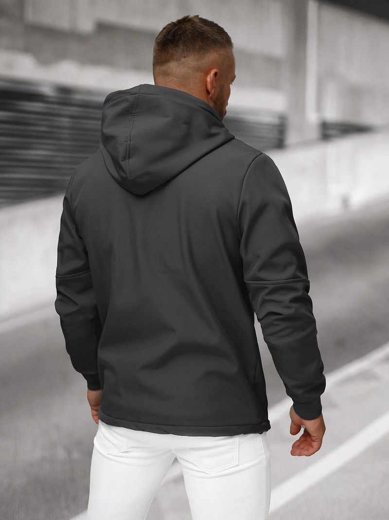 Men's Softshell Jacket - Dark Grey OZONEE JS/27B6529/5