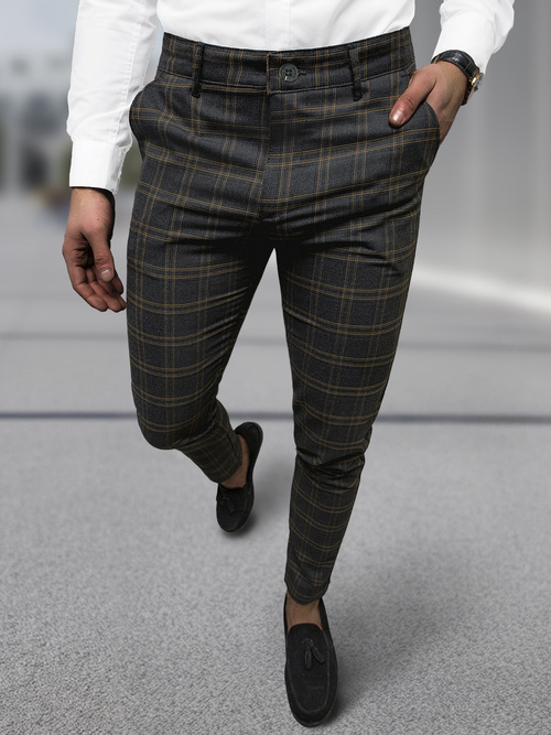 Men's Chinos - Anthracite OZONEE DJ/5632