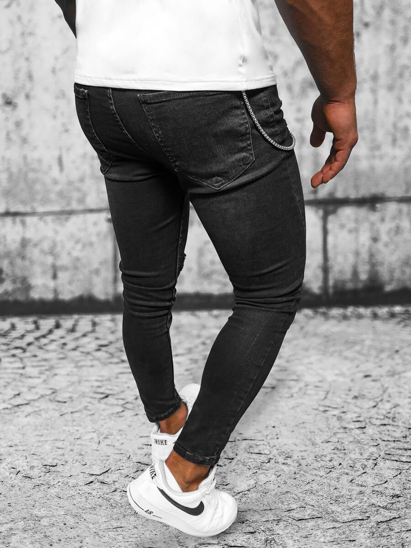 Men's Jeans - Black OZONEE O/MB460