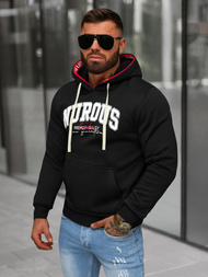 Men's Hoodie - Black OZONEE O/TT30510