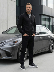 Men's Sweatshirt - Black OZONEE JS/2002Z