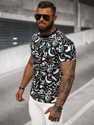 Men's T-shirt - Black OZONEE JS/8T1205/3