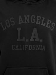 Men's Hoodie - Black OZONEE JS/8B1972/3