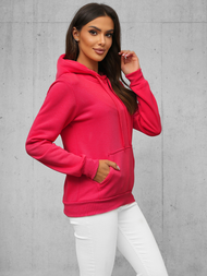 Women's Hoodie - raspberry OZONEE JS/W02/59Z