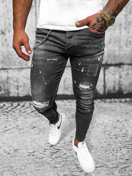 Men's Jeans - Black OZONEE O/MB463