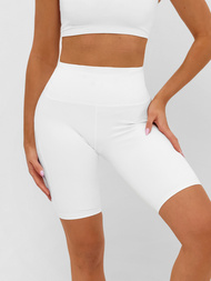 Short Women's Leggings - White OZONEE JS/17K583/1