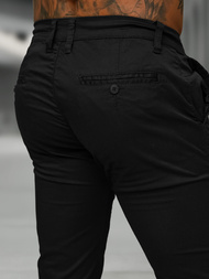 Men's Chinos - Black OZONEE BL/SK222/1