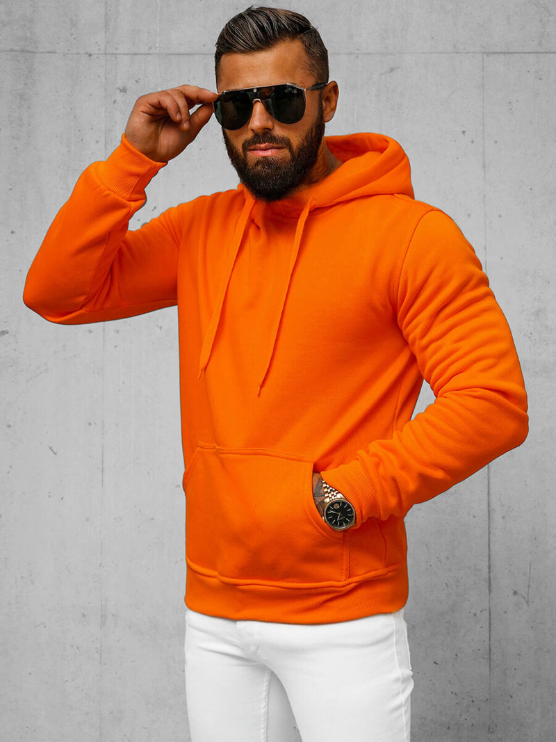 Men's Hoodie - Orange OZONEE JS/2009Z