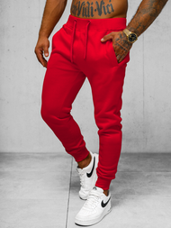 Men's Sweatpants - Red OZONEE JS/XW01Z 