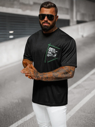 Men's T-shirt - Black OZONEE O/3C333