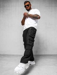 Men's trousers - black OZONEE O/PS5528