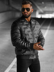 Men's Jacket - Black OZONEE O/11Z8099Z