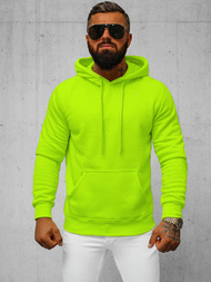 Men's Hoodie - Green neon OZONEE JS/2009Z