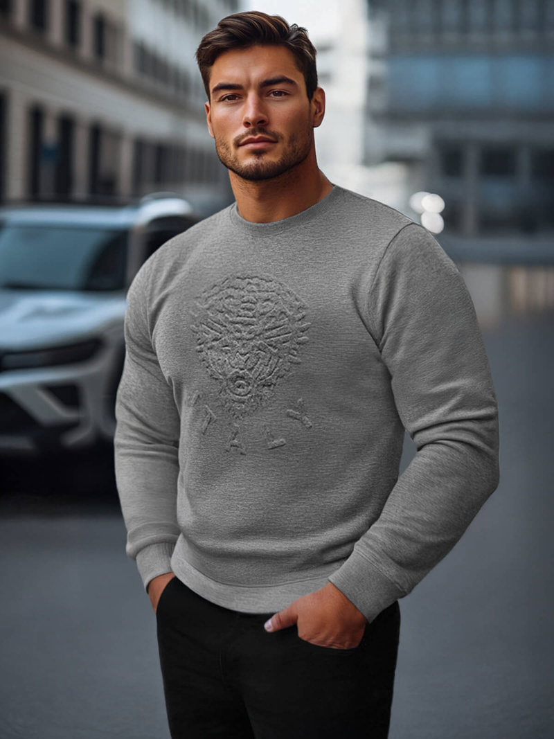 Men's Sweatshirt - Anthracite OZONEE NB/MF2010