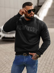 Men's Sweatshirt - Black OZONEE JS/8B1362/3