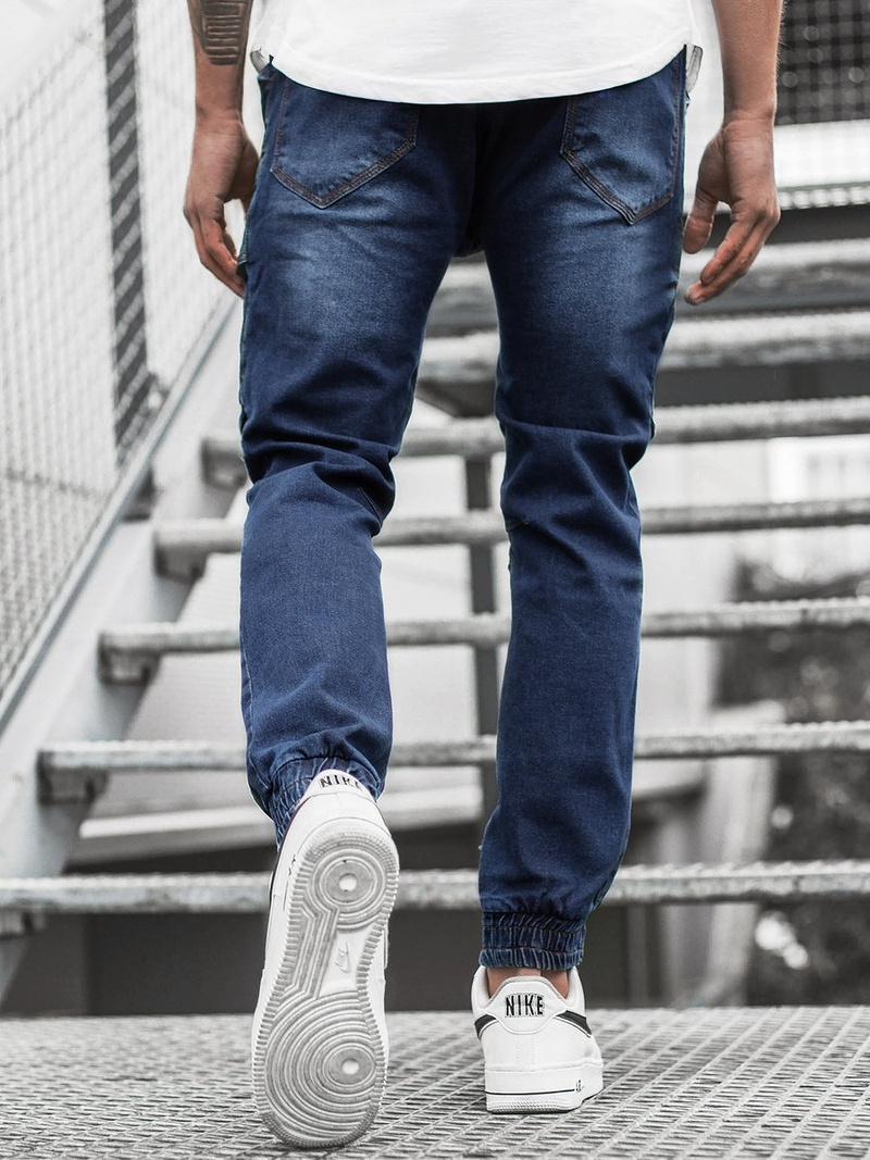 Men's Jogger Jeans - Dark Blue OZONEE O/2048