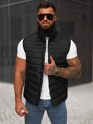 Men's gilet - black OZONEE JS/31M5065/392