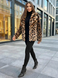 Women's Jacket - Beige/Brown OZONEE JS/61M8500/158Z