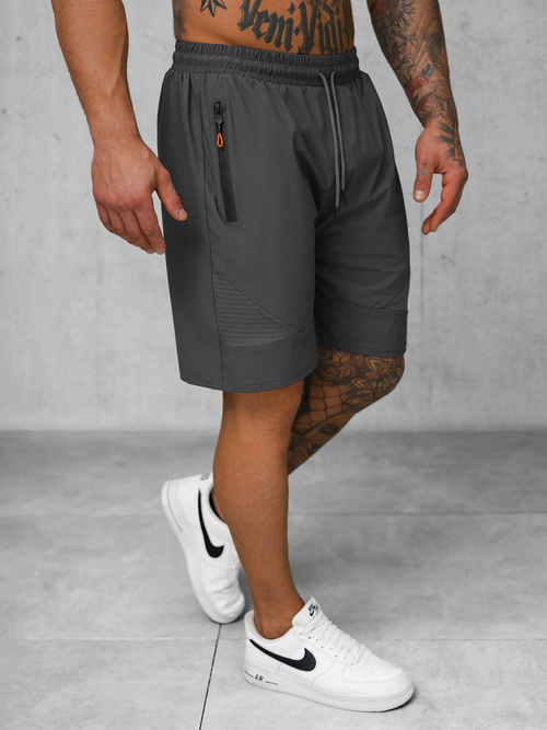 Men's sports shorts - grafitové OZONEE JS/12K1801/5